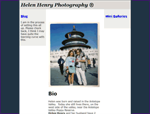 Tablet Screenshot of helenhenry.com